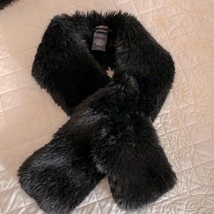 BEBE faux fur scarf
